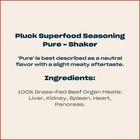 Pluck Pure Beef Organs Powder   From 100 Grass Fed  Grass Finished Pastured B   