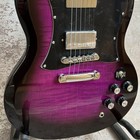 Us Warehouse Custom Shop Sg Purple Electric Guitar Hh Pickups Chrome Parts