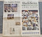 La Dodgers World Series Champions Los Angeles Times  Newspaper 11 3 25