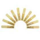 10pcs Lade E-flat Alto Saxophone Reed With Transparent Case Strength 2 5