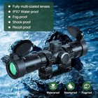 Crossbow Scope 250-450 Fps Red Green Illuminated 20-100 Yards Etched 1 5-5x32