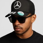 Mercedes Amg Petronas F1 Team Lewis Hamilton Trucker Baseball Cap Hat Black 2024