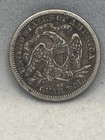 1876-cc 25c Twenty Five Cents Xf Condition