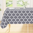 Rectangle Table Cloth  Waterproof Vinyl Tablecloths With Flannel Backing For    