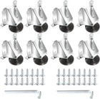 Powertec 71136-p2 Heavy Duty Leveler Legs W  Lock Nuts  8 Pk