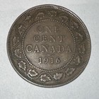Canada Large One Cent Lot 1916 1917 1918 1919 1920 Five Coin Set King George 5th