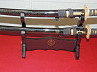 Franklin Mint Samurai Swords Katana Sword Set With Display Stand  Ex     rare  