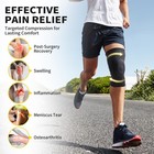 Cambivo Knee Brace For Men   Women  2-pack Compression Sleeve Small  Black