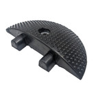 Modular Rubber Traffic Speed Bump Single End Cap