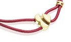 Tous Gold Coated Silver Bracelet Heart Charm Elegant Fashion Accessories E134