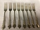 54 Pcs Reed    Barton Dresden Rose Silver Plated Flatware W  Box  Service For 8