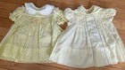 Vintage Lot Smocked Toddler Baby Dress Polly Flinders 60   s 70   s 80   s Ruffle Lace