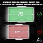 8ft Hard Truck Bed Tonneau Cover For Silverado Gmc Sierra 1500 2500 3500hd 10-26