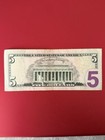 Us Five Dollar Bill Federal Reserve Note Low Serial Number 00000051 2013