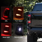 Pair For Ram 1500 2019-2024 Black Led Tail Lights Lamps W o Blind Spot
