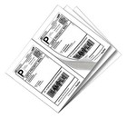 50-20000 8 5x5 5  Shipping Mailing Labels Half Sheet Self Adhesive For Laser Ink