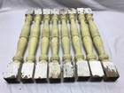 Vtg Lot 8 Chunky 2x20 Shabby Yellow Spindles Porch Balusters Chic Old 1380-23b