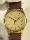 Omega De Ville Vintage 1970   s Men   s Date Gold Dress Watch