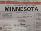 Vintage 2015 2016 Minnesota Official State Highway Map Tourism Transportation Us