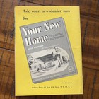 Vintage Mcm Mid Century Home House Plans Book Catalog 52 Plans For 1952