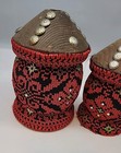 Palestinian Embroidery Al-mahbash Coffee Grinder  3 Piece  No Sticks