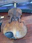 19th Century German Antique Violin For Parts With Case - Rebuild