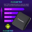 2025 Android 14 Smart Tv Box 4k H96 Max Uhd 5g Wifi Media Player Quad Core 16gb
