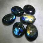 Natural Labradorite Quartz Crystal Tumbled Worry Stone Mineral Specimens Healing
