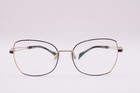 New Charmant Line Art Xl2157 Bk Black Gold Authentic Eyeglasses 51-16