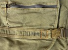 Vintage L l  Bean Canvas Messenger Laptop Bag  Army Green  Paperboy Style Rare