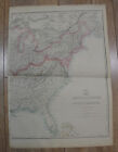 Antique Map United States North America Eastern   Central T  Ettling Original