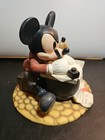 Rare Disney Mickey Pluto Saturday Evening Post Figure Limited  5000 Rockwell