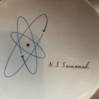 Rare   Htf  Ns Savannah Nuclear Ship 5 75  Side Dessert Plate Atomic Mayer China