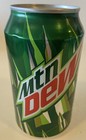 12 Oz  Mtn Dew Soda Can    Grizzlies Buy 1  Get2 Free  empty Bottom Opened