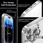 For Apple Iphone 15 14 13 12 Pro Max Case Mag Safe Magnetic Camera Lens Cover