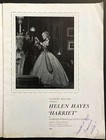 1944 Helen Hayes  harriet  Theatre Program Souvenir Book - Beecher Stowe Play