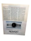 1989 Movado Museum Watch Vintage Classic Wristwatch Print Ad