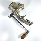 Antique E c  Simmons Keen Kutter Meat Grinder Kk22   Pat  5 1906   Functions Usa