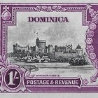 Dominica 1935 Silver Jubilee 1 -  dot By Flagstaff  Variety Lhm Cat  160