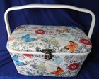 Vintage Looking French Style Sewing Box With Tray 