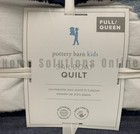 Pottery Barn Kids Sailboat Nautical Ocean Sea Quilt Blue Full Queen  u1107