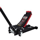 3-ton Low Profile Hydraulic Steel Floor Jack With Dual Pistons Pump  Red