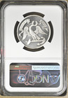 1962 Uss Constitution Heraldic Art Silver Medal Schd Ngc Ms68 W envelope