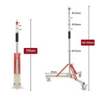 Photography Light Stand Tripod 280-320cm Stainless Steel Boom Arm Kit