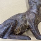 Vintage Antique 11  Life-size Cast Iron Rabbit Bunny Vintage Doorstop Garden