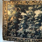 Bedroom French Verdure Antique Style Cotton-linen Canvas Dye Injected Tapestry