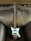 Vintage 1960s Teisco Mij Electric Guitar 2 Pickup Bobkat Style Project Repair