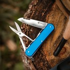 Fox Knives Vulpis 4-in-1 Multitool Pocket Knife Folding Pocket Survival Tools