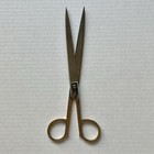 Vintage Hoffritz Ny Germany 9    Dressmaker Shears Scissors Gold Silver Tone