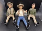Vtg Large Lot Bonanza Action Set Figures Horses Wagon 1966 American Character